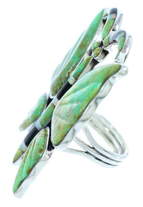 Multicolor Butterfly Large Statement Piece Ring Size 7-3/4 YS72606